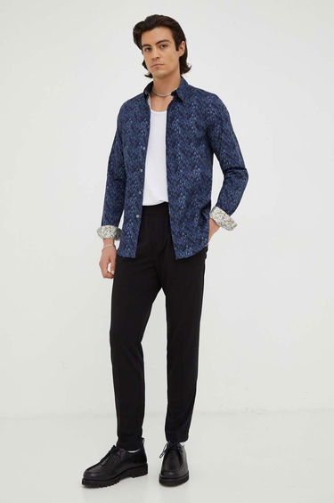 Bukser Samsoe Samsoe Samsoe Samsoe Slim Fit Pants Sort | M20300059, 1