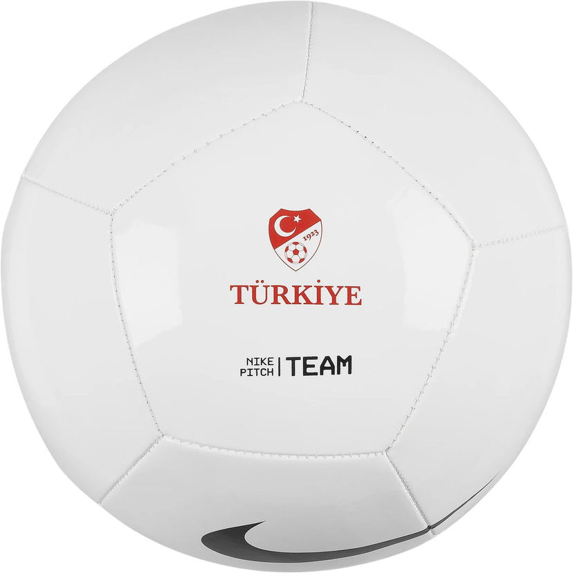 Sportsudstyr Nike TFF Pitch Team Soccer Ball Hvid | dh9796tff-dh9796tff