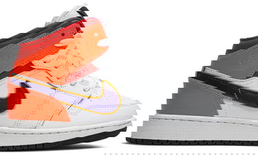 Sneakers og sko Jordan Air Jordan 1 Mid "White Court Purple Teal" GS Hvid | 554725-128, 0