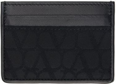 Tegnebog Valentino Garavani Toile Iconographe Card Holder Sort | 4Y2P0T83PQE, 0