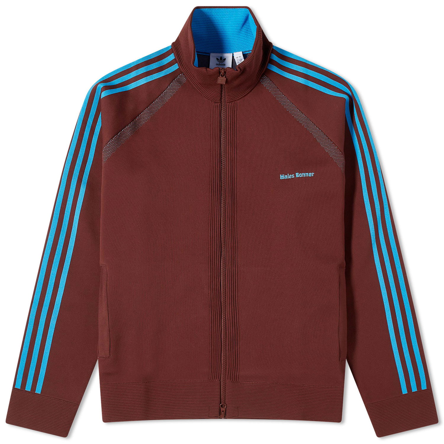 Sweatshirt adidas Originals Wales Bonner x Knit Track Hoodie Brun | IT9780, 0