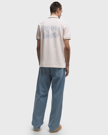 Polo skjorte Comme des Garçons Fred Perry Knit T-Shirt Beige | FO-T501-S25-3, 2
