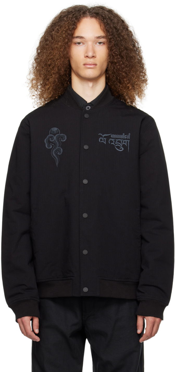 Bomberjakke Maharishi Dragon Tour Bomber Jacket Sort | 5013, 0
