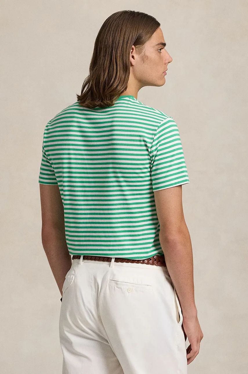 T-shirt Polo by Ralph Lauren Polo Ralph Lauren Striped T-Shirt Grøn | 710956828, 1