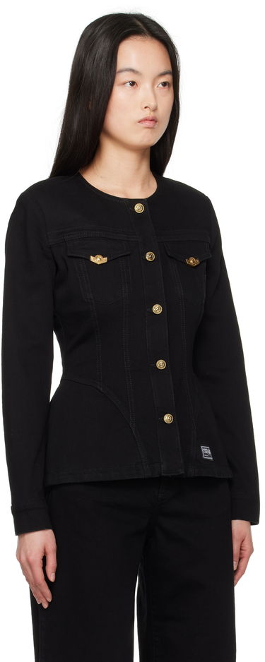 Jakke Versace Versace Jeans Couture Fitted Denim Jacket Sort | E78HAS457_EDW040L54, 1