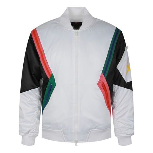 Bomberjakke Jordan Jordan Wings MA-1 Colorblock Jacket Hvid | CD5458-100