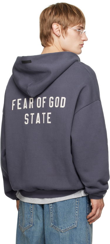 Sweatshirt Fear of God Fear of God ESSENTIALS Heavy Fleece Full Zip-Up Hoodie Grå | 192HO246244F, 2