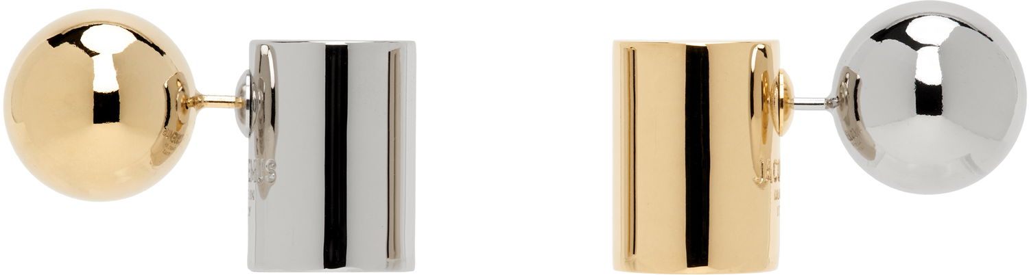Øreringe Jacquemus Jacquemus Perlina Mismatched Earrings Metalisk | 24H241JW720-5845, 0