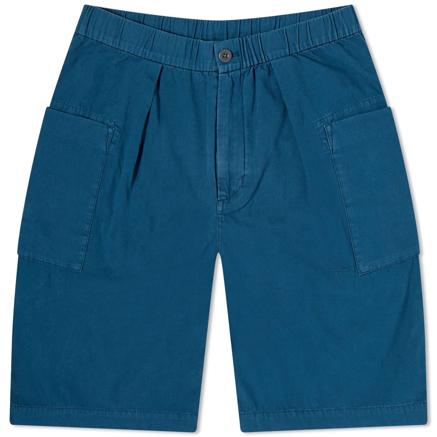 Shorts Snow Peak Recycled Cotton Short Mørkeblå | PA-23SU105-BL, 0