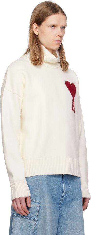 Sweater AMI Sweater Hvid | BFUKS406.018, 1