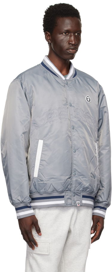 Bomberjakke AAPE by A Bathing Ape AAPE by A Bathing Ape 'AAPE Now' Bomber Jacket Grå | AAPJKM7656XXNGYL, 1