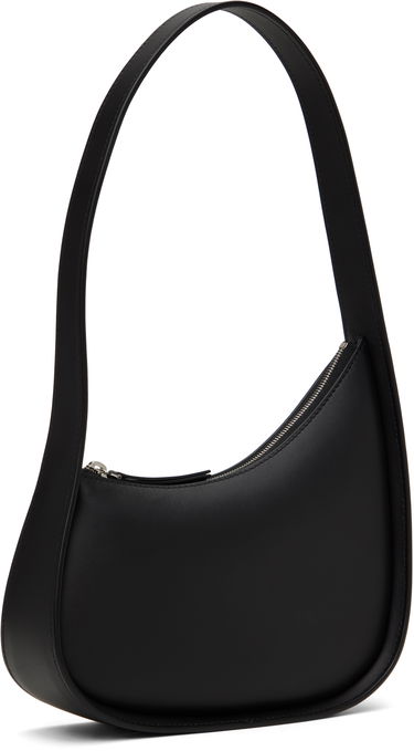 Skuldertaske The Row Black Half Moon Bag Sort | W1249-L52, 2