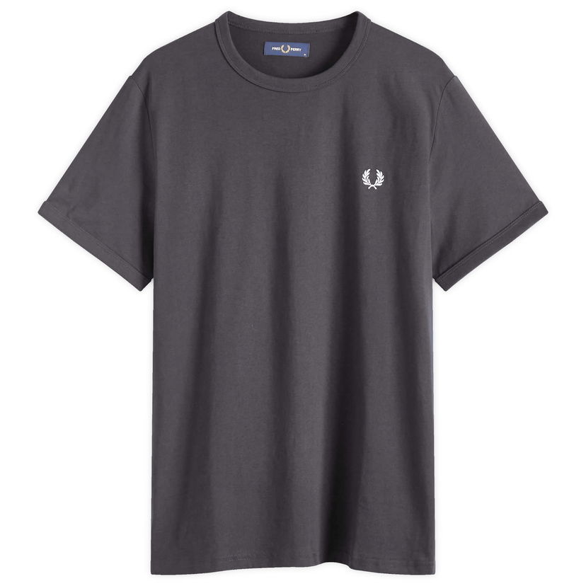 T-shirt Fred Perry Fred Perry Ringer T-Shirt, Size Large Grå | M3519-Y93