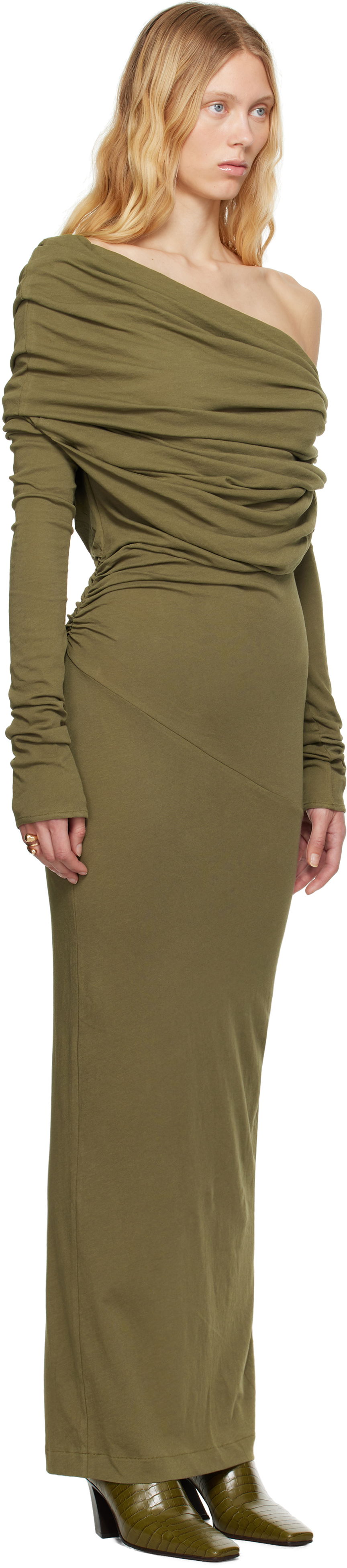 Kjole Entire Studios Entire Studios Bound Maxi Dress Grøn | ESW-S25-6018-CA, 1
