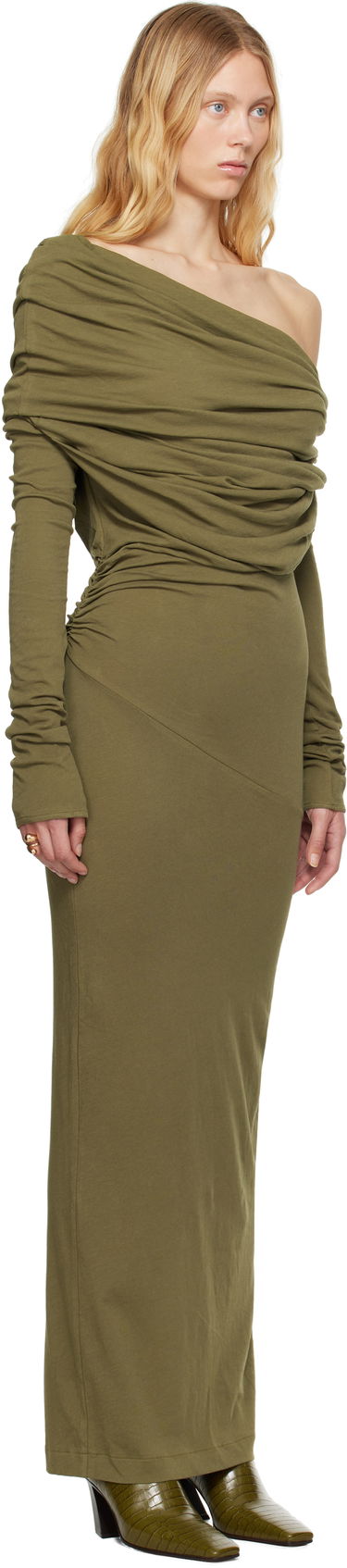 Kjole Entire Studios Entire Studios Bound Maxi Dress Grøn | ESW-S25-6018-CA, 1