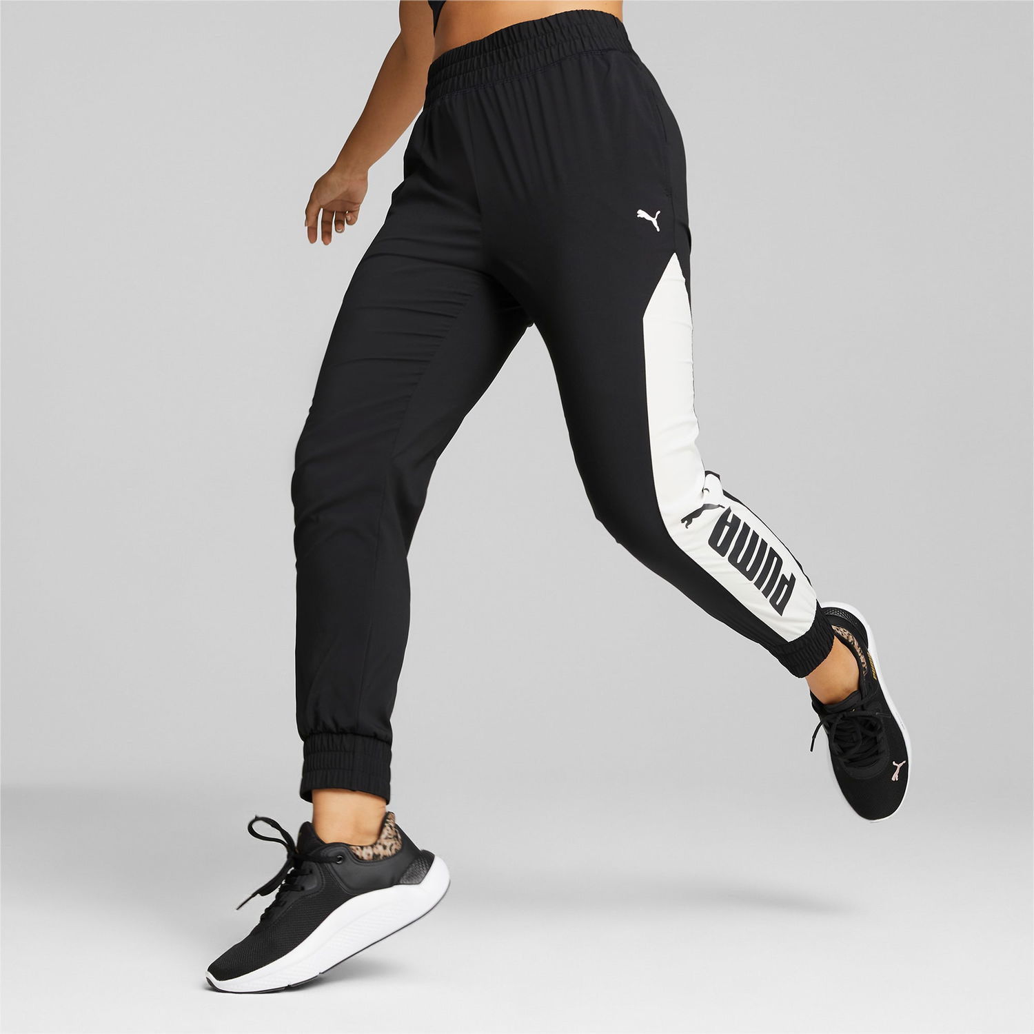 Joggingbukser Puma Fit Woven Training Pants Sort | 522430_01, 0