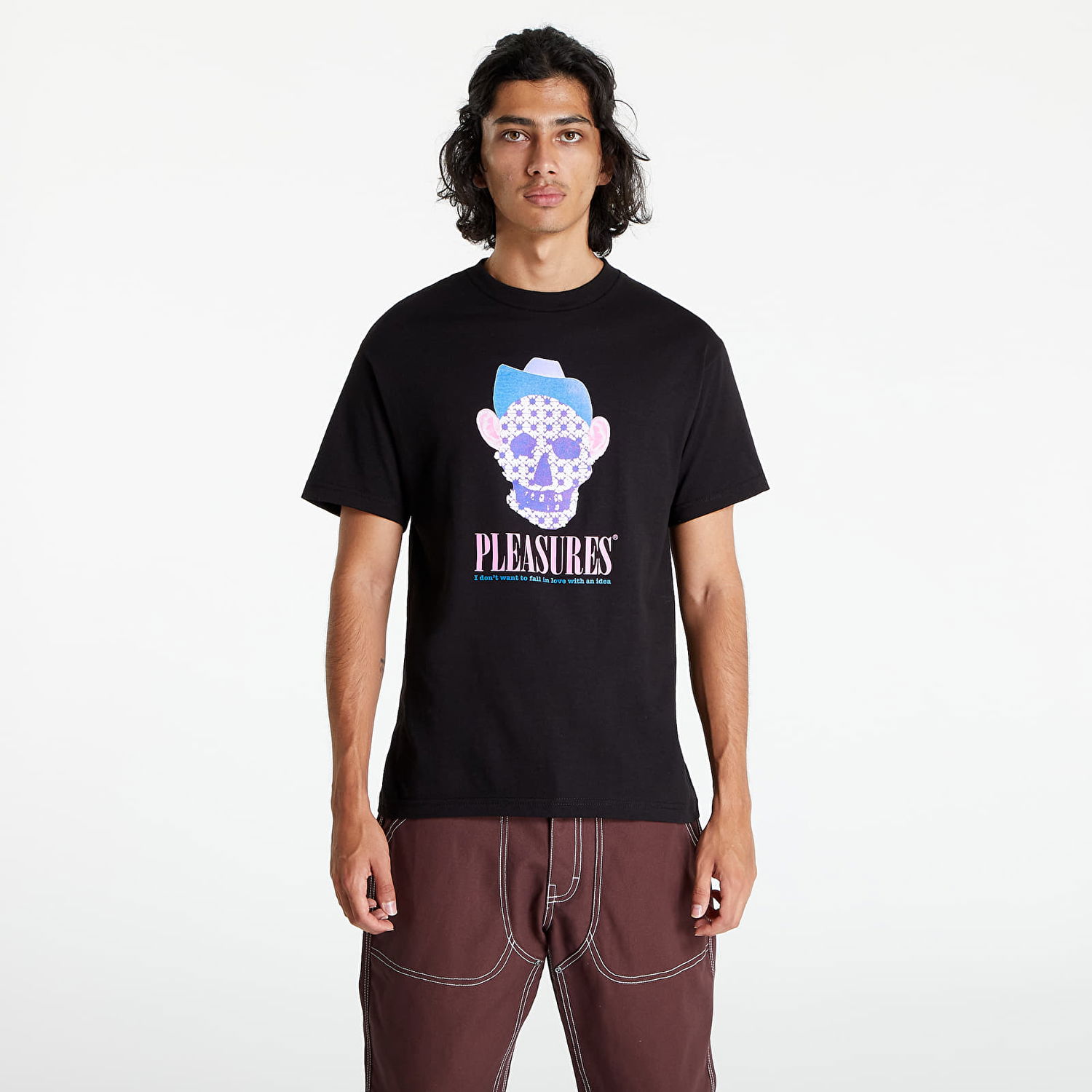 T-shirt Pleasures Cowboy T-Shirt Sort | P22F059 BLACK, 0