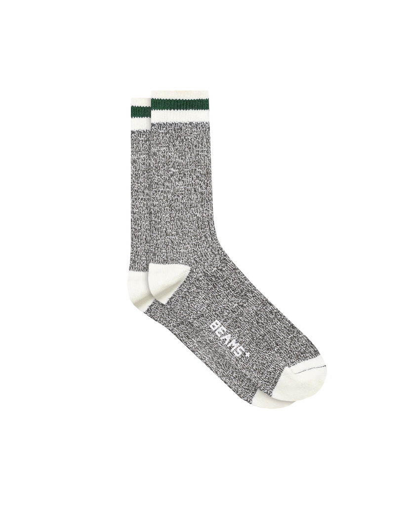Sokker BEAMS Beams+ Rag Crew Socks Grå | 38430005479-05