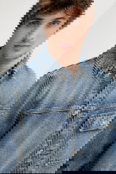 Jakke Samsoe Samsoe Samsoe Samsoe SAWESLEY Denim Jacket Blå | M25100082, 3