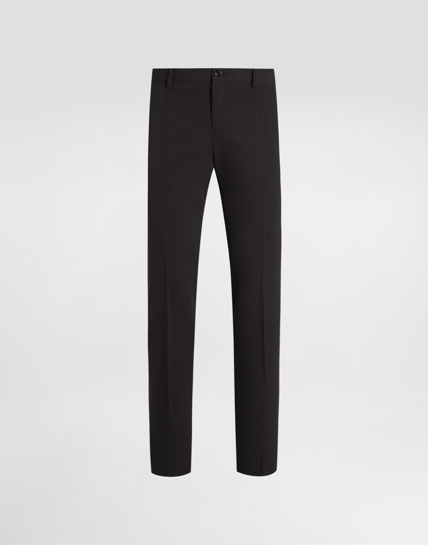 Bukser Dolce & Gabbana Dolce & Gabbana Bi-Stretch Wool Canvas Trousers Sort | GY7BMTFUBGBN0352, 0