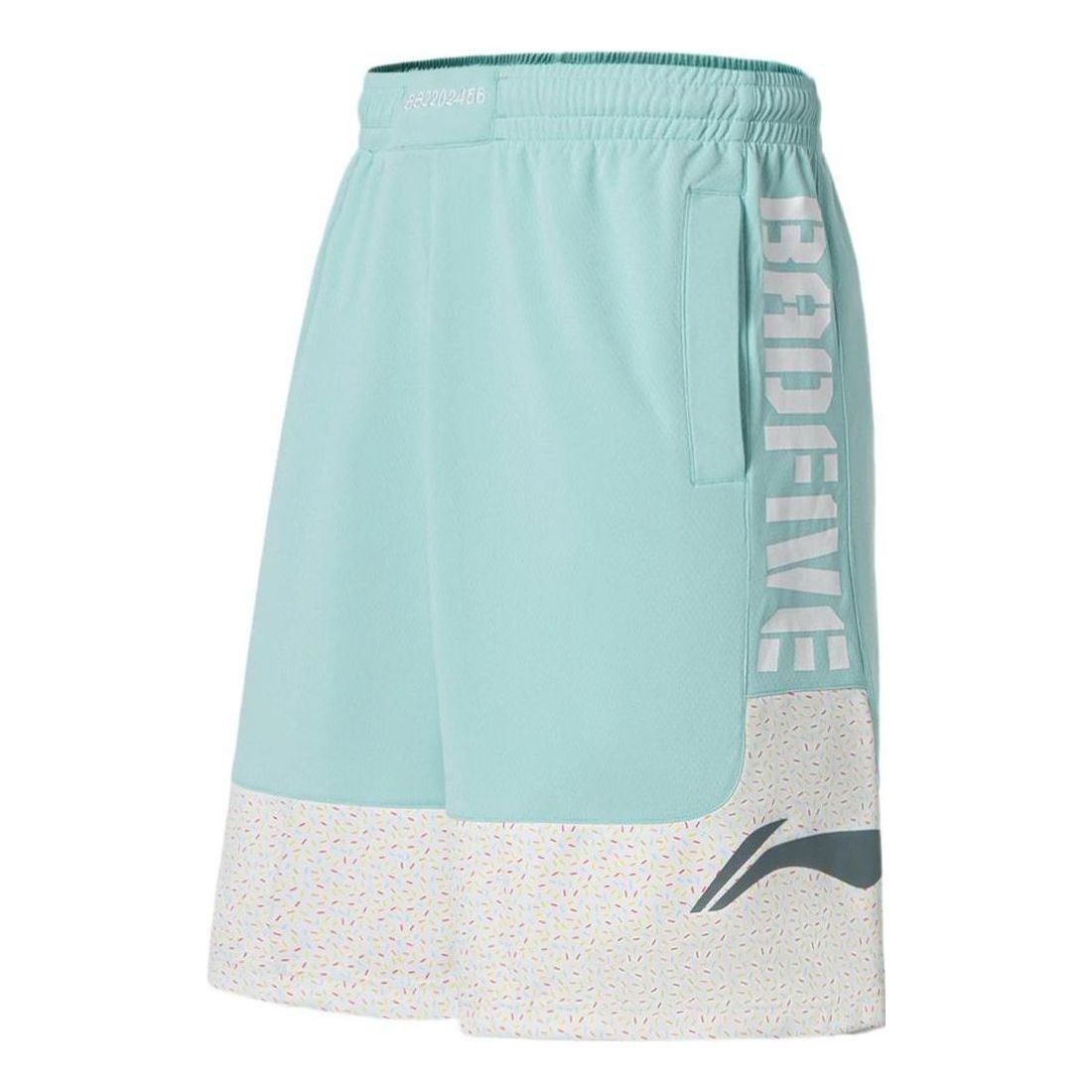 Shorts Li-Ning BadFive Logo Basketball Shorts Grøn | AAPS031-4, 0