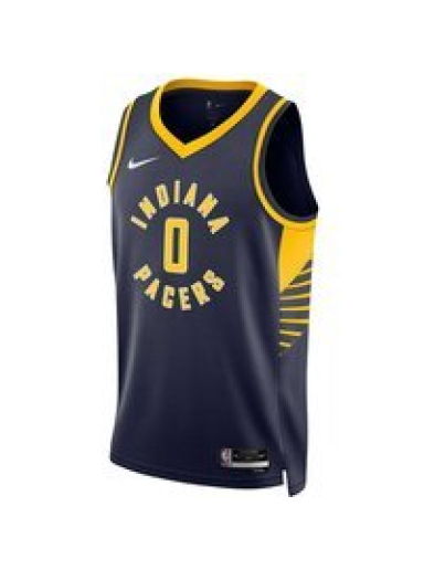 Jersey Nike Dri-FIT NBA Indiana Pacers Icon Edition 2022/23 Swingman Jersey Mørkeblå | DN2007-424