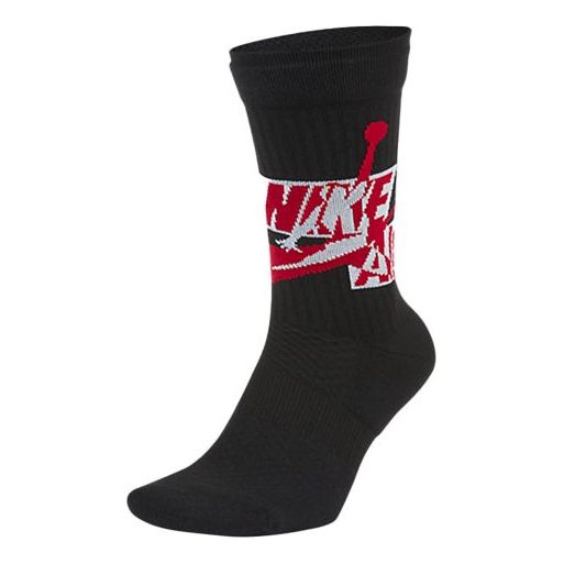 Sokker Jordan Air Jordan Breathable Basketball Socks Sort | CU6609-010, 0
