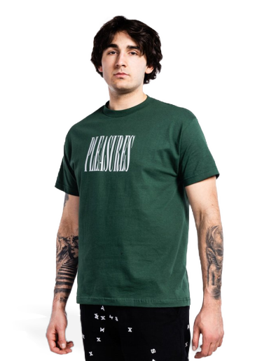 T-shirt Pleasures Stretch T-Shirt Grøn | P21W044-GREEN