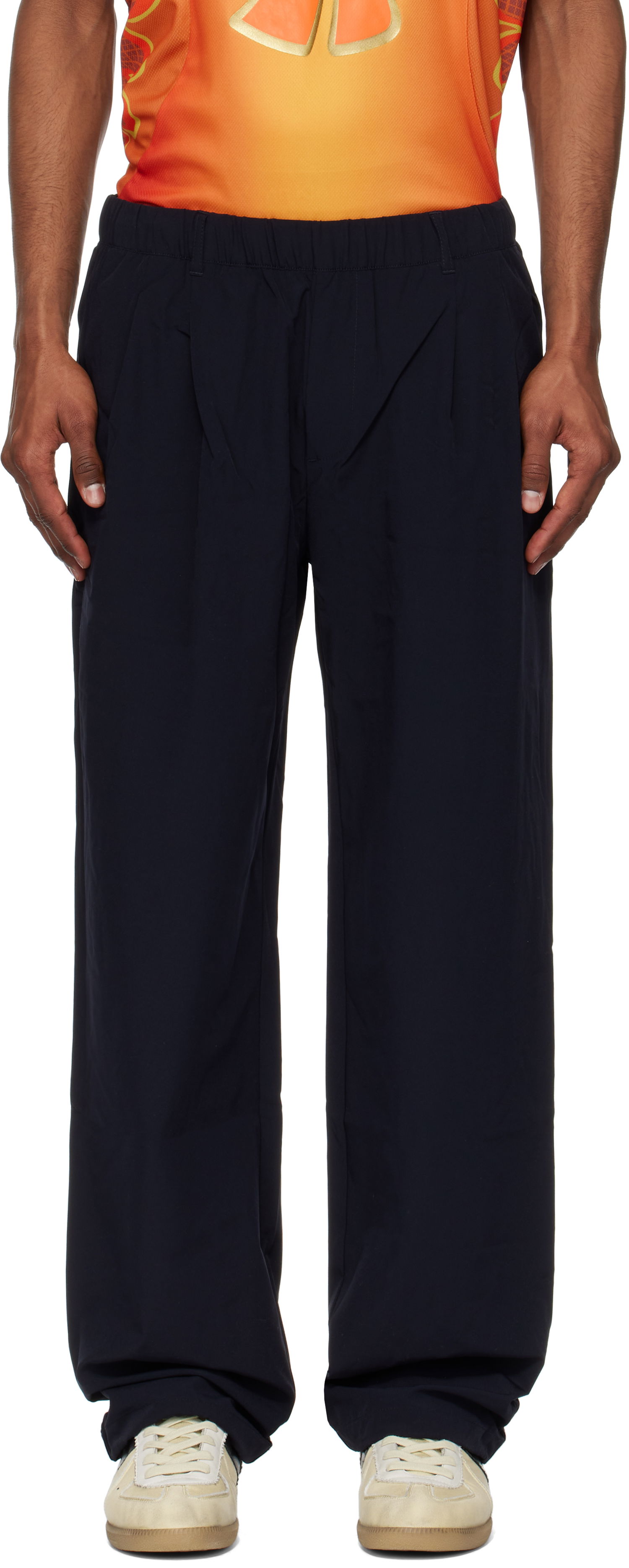 Joggingbukser Dime Dime Pleated Nylon Trousers Sort | DIME2SP2511BLK, 0