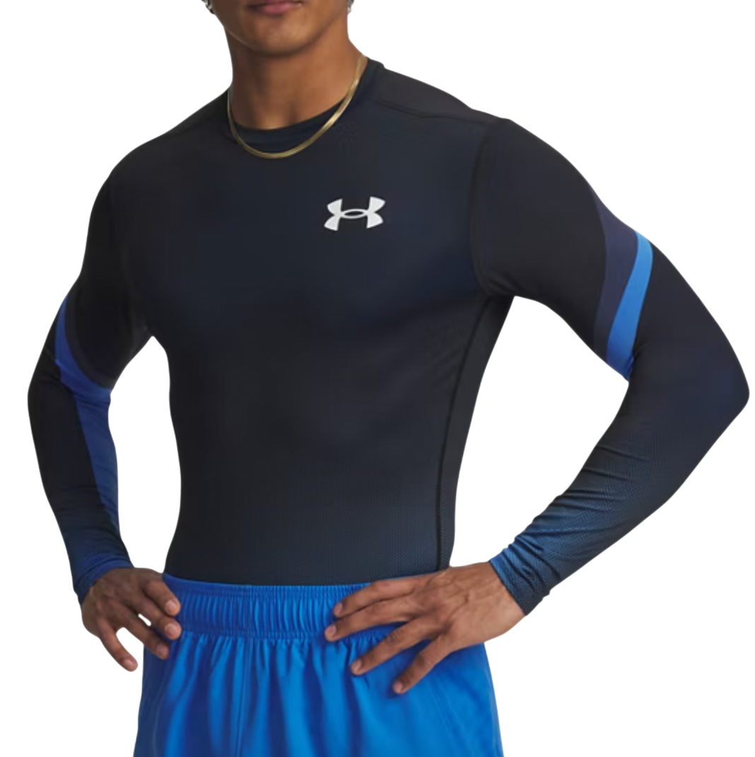 T-shirt Under Armour Under Armour Heatgear Sub Crew Long Sleeve T-Shirt Sort | 6007631-402, 0