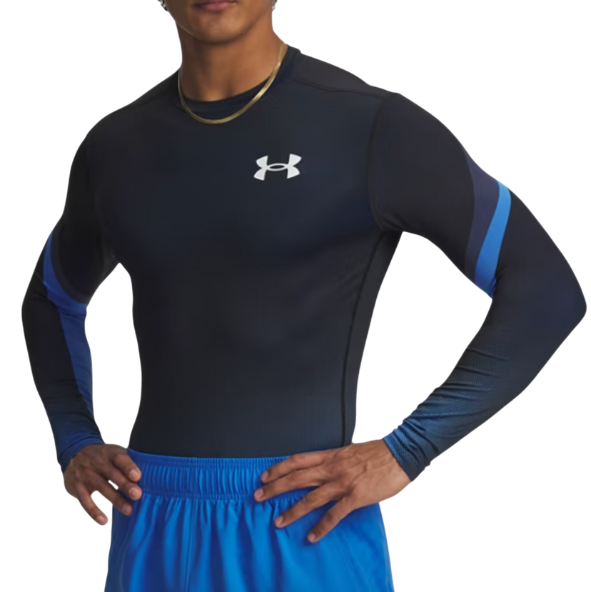 T-shirt Under Armour Under Armour Heatgear Sub Crew Long Sleeve T-Shirt Sort | 6007631-402