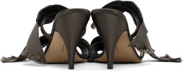 Sneakers og sko The Row Vika Knot Heeled Sandals Grå | F1569-W326, 1