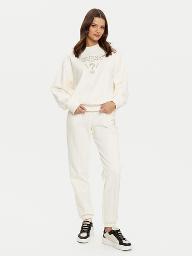 Sweatshirt GUESS Guess Roberta Sweatshirt Hvid | V5RQ12KC3D2-G6K5, 1