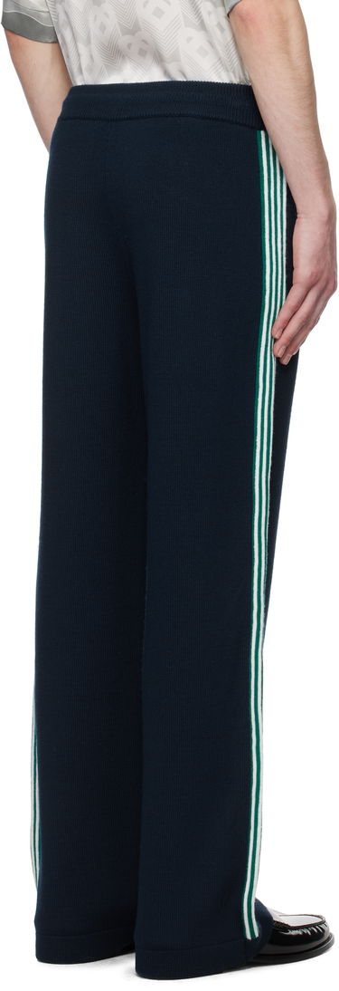 Joggingbukser Casablanca Casablanca Knit Tennis Sweatpants Mørkeblå | MPS25-KW-847-01, 2