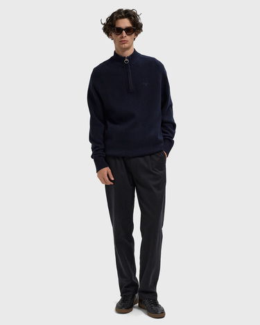 Sweater Barbour Grangetown Half-Zip Sweater Mørkeblå | MKN1653NY91, 1