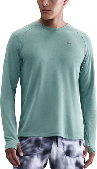 Sweatshirt Nike Stride Textured Long-Sleeve Running Top with Thumbholes Turkis | hv2705-017, 0