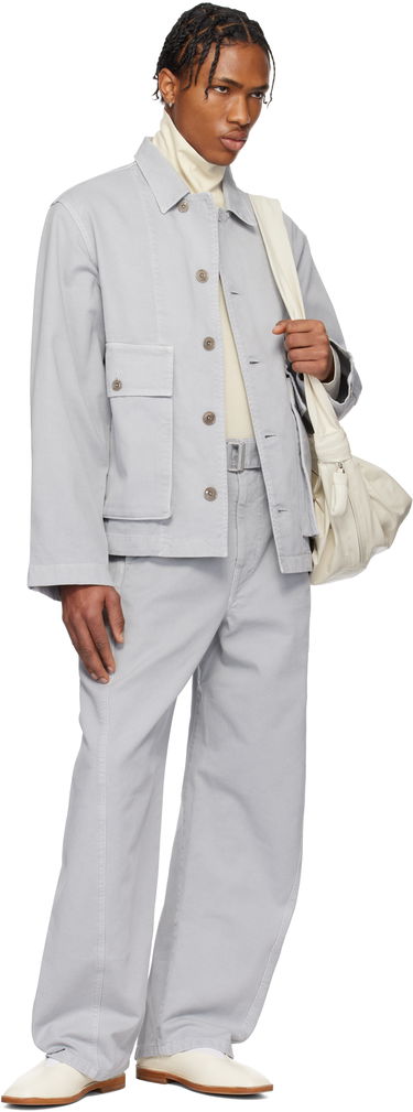 Jakke LEMAIRE Lemaire Boxy Denim Jacket Grå | OW306 LD1036, 4