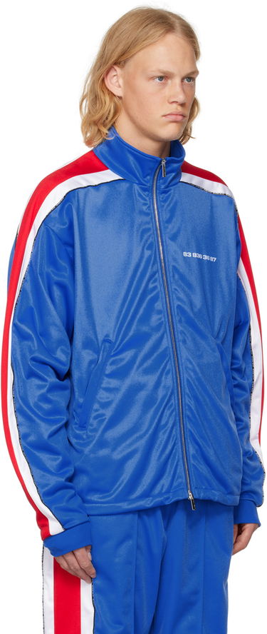Træningsdragt VETEMENTS VTMNTS Stripe Track Jacket Blå | VL14AT100N, 1