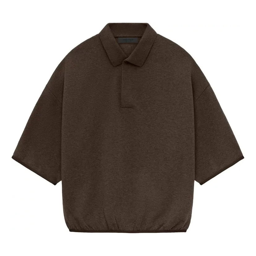 Polo skjorte Fear of God Essentials 3/4 Sleeve Polo Brun | 192SU244402F