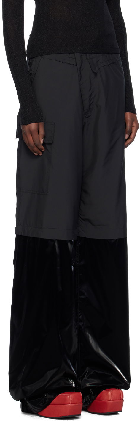 Cargo bukser Ottolinger Ottolinger Baggy Cargo Pants Sort | 1060801921, 1