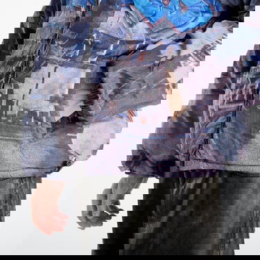 Puffer jakke Wasted Paris Elevation Puffer Cityscape Graffiti Print L Flerfarvet | WP_000318, 3