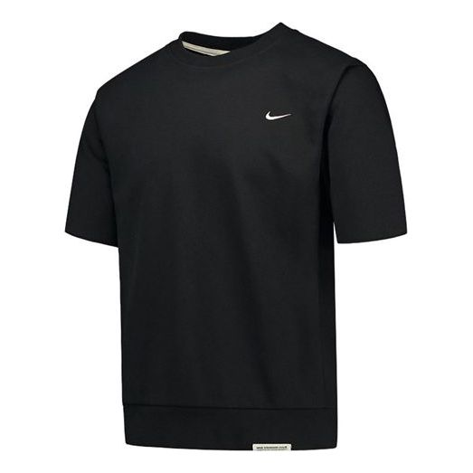 Sweater Nike Dri-FIT Standard Issue Round Neck Short Sleeve Pullover Sort | CV1940-010, 0