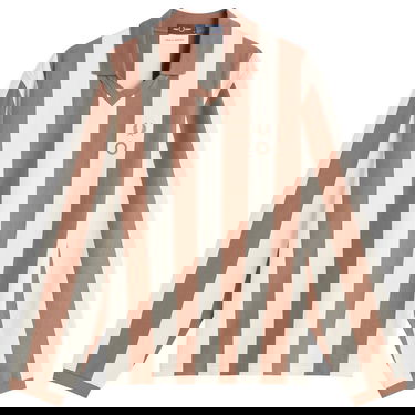 Polo skjorte Fred Perry x Craig Green Heavy Weight Long Sleeve Striped Polo Shirt Flerfarvet | SM1142-76A, 0