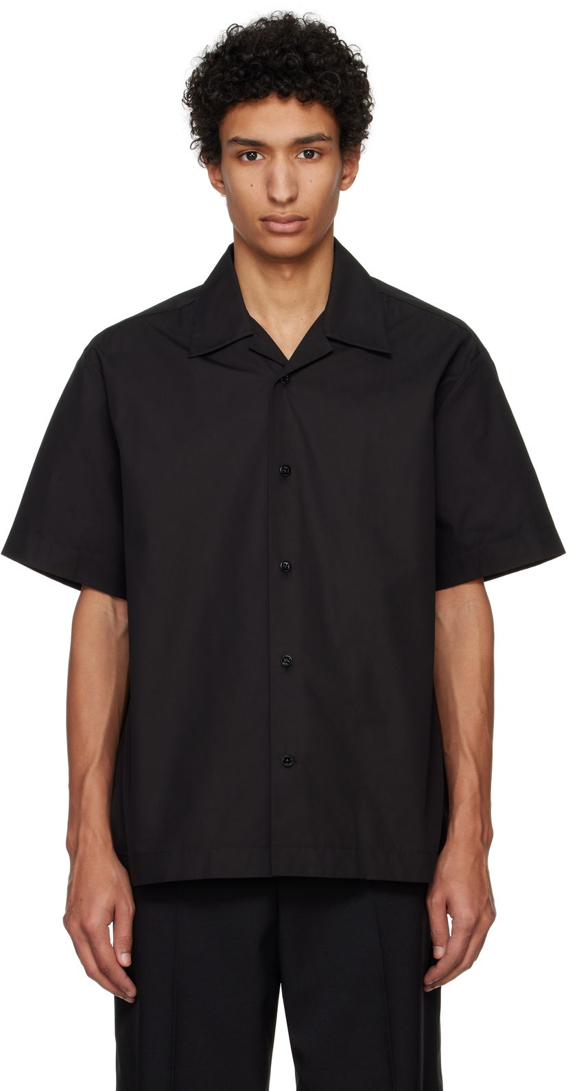 Skjorte Jil Sander Jil Sander Boxy-Fit Shirt Sort | J22DL0303_J45002