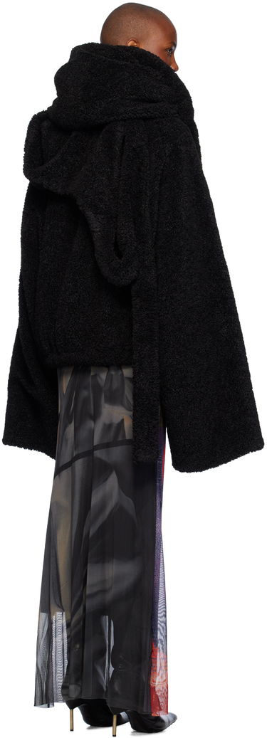 Frakker Ottolinger Ottolinger Wrap Teddy Short Jacket Sort | 1230703921, 2