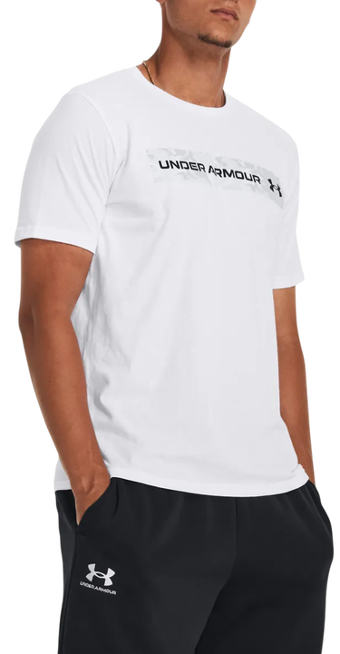 T-shirt Under Armour Under Armour Camo Chest Stripe Short Sleeve T-Shirt Hvid | 1376830-100, 0