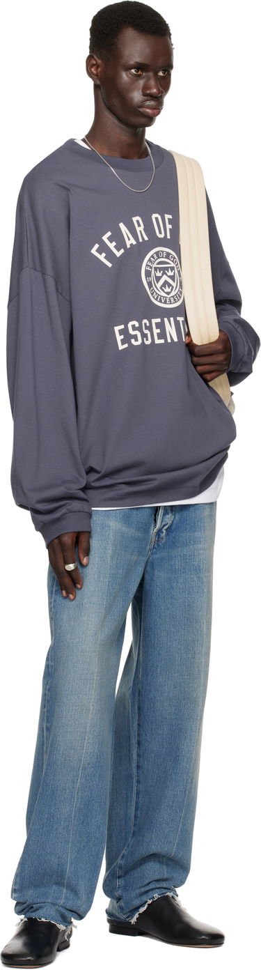 Sweatshirt Fear of God Fear of God ESSENTIALS Jersey Long Sleeve T-Shirt Lilla | 125HO244204F, 4