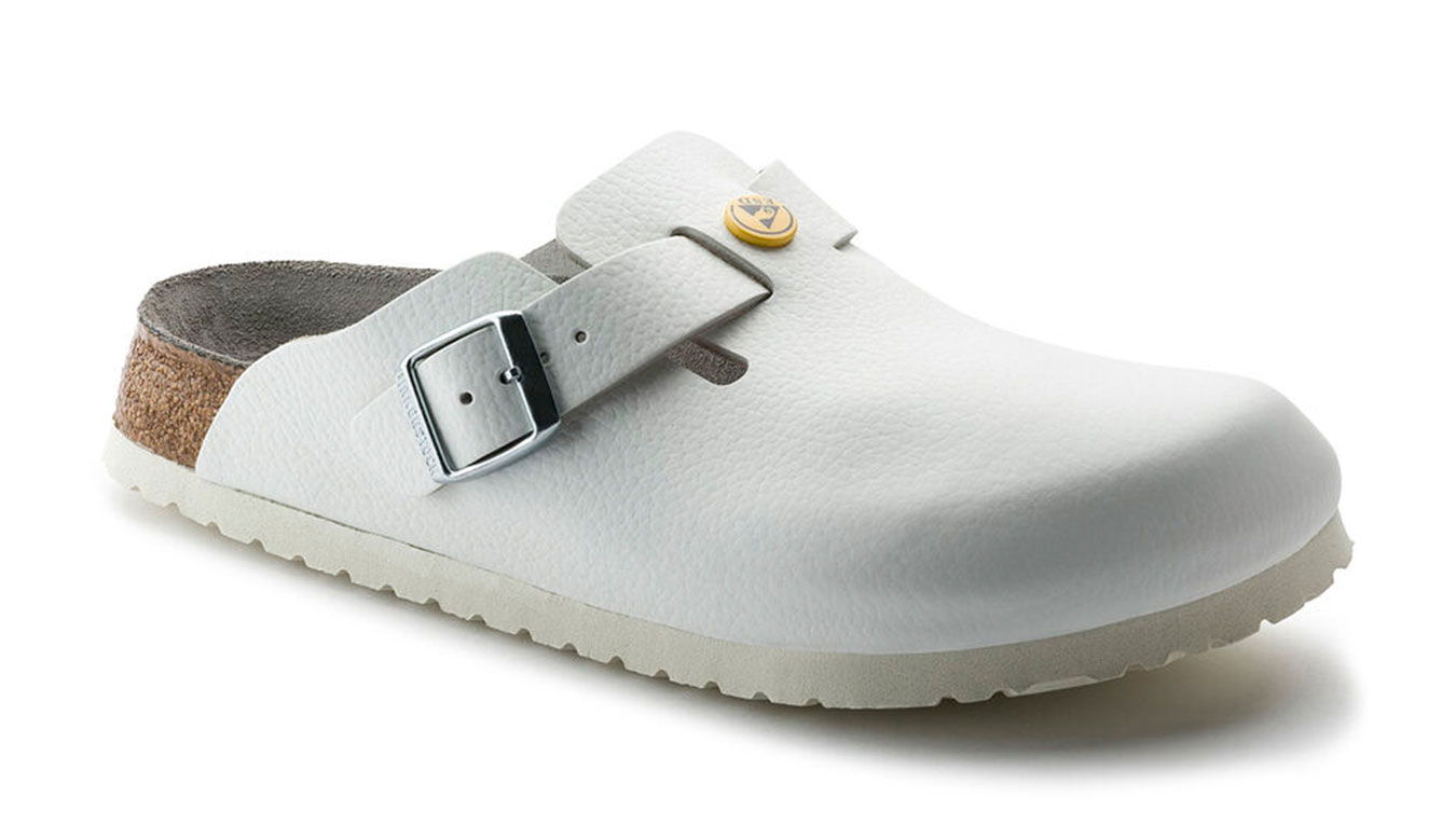 Sneakers og sko Birkenstock Boston ESD Natural Leather Grå | 61370, 1