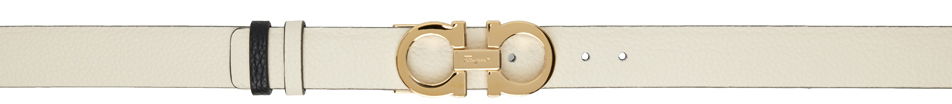 Bælter FERRAGAMO Ferragamo Gancini Reversible Belt Beige | 23A565 - 764045, 0