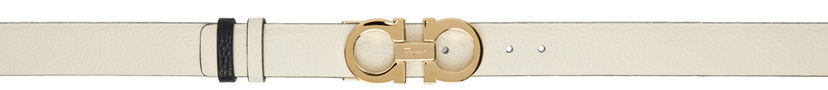 Bælter FERRAGAMO Ferragamo Gancini Reversible Belt Beige | 23A565 - 764045